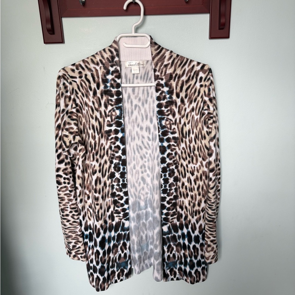 Leopard print Cardigan Animal Print Tratidion XS